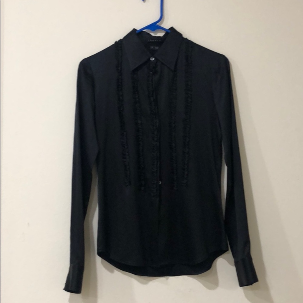 Silk Blouse by Theory 94% Silk 6% Spandex